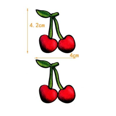 Čerešňe – ovocie – dočasné tetovanie 1