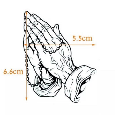 ruky – ruzenec – svate – amen – docasne tetovanie 13