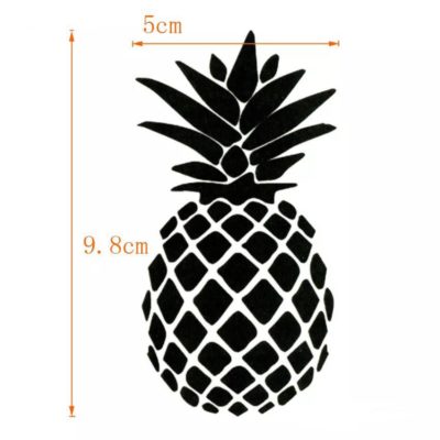 Ananás – ovocie – leto – dočasné tetovanie 3