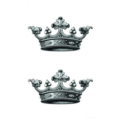 Kráľovská koruna - dočasné tetovanie (2)